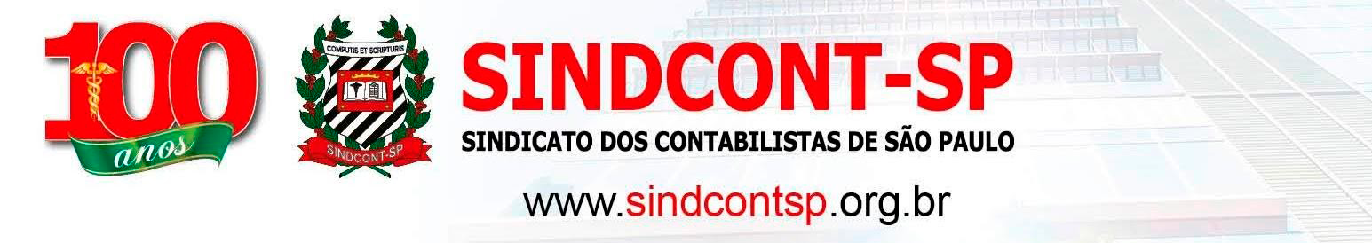 Logomarca Sindcont-SP 100 anos